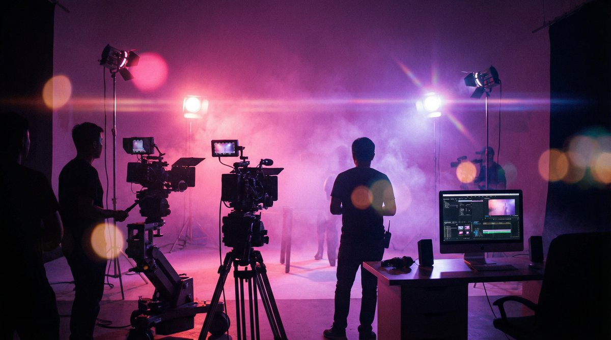 高清视频影视制作现场